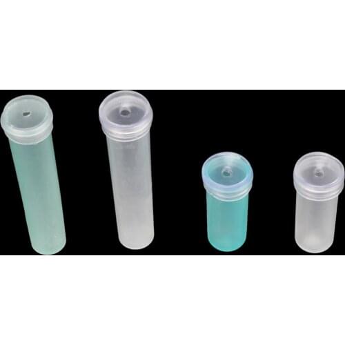 4.2cm 7.3cm Plastic Fresh Flower Water Container Plants Flowers Fresh-keeping Nutrition Tube Culture Water Storage Tube 100 Pcs
