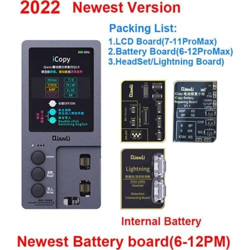 Qianli iCopy Plus LCD Screen Original Color Repair Programmer for Phone 11 Pro Max XR XSMAX XS 8P 8 7P 7 Vibration/Touch Repair