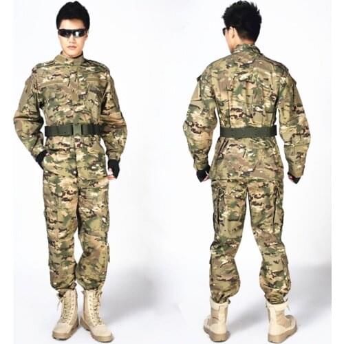 Tactical Multicam Camo Uniform Military Clothes Combat-proven Airsoft Uniform Camouflage Suit Shirt Pants Hunting Costumes Set