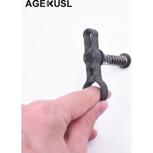 TWTOPSE Carbon Titanium Axle Hinge Bike Clamp For Brompton Folding Bicycle Clamps Lever Plate Hooks Lightweight 15.4g Parts