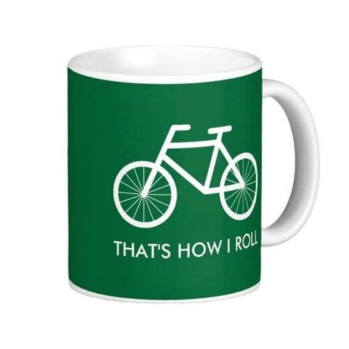 Funny bicycle for bike riding enthusiasts White Coffee Mugs Tea Mug Customize Gift By LVSURE Ceramic Mug Travel Coffee Mugs