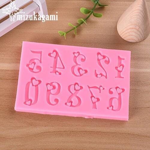 1pcs UV Resin Jewelry Liquid Silicone Mold Fashion Letter Resin Molds For DIY Cake Mold Jewelry Making Accessories
