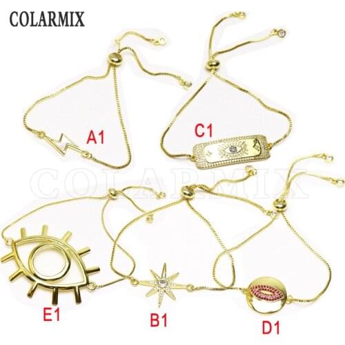 10 pieces Multi kinds bracele adjustable eye fashion crystal jewelry for women fashion jewelry accessories 58011