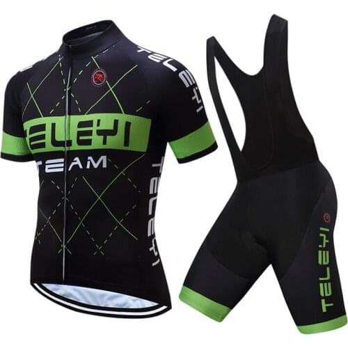 2021 men cycling jersey set Pro bicycle clothes bib short team bike clothing mtb kit skinsuit dress sport uniform outfit shirts