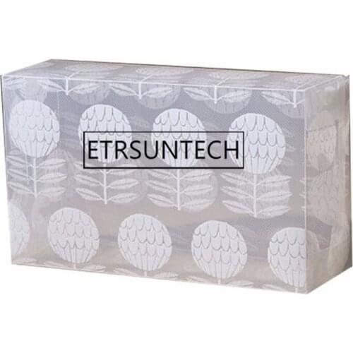 50pcs Stackable Organizer Cases Foldable Printing Transparent Plastic Shoe Shoes Storage Boxes