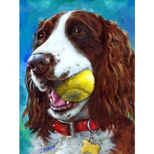 Love.Thanks Animal Diamond Paiting Dog 5D Diamond Painting Full Drill Cross Stitch Kit Diamond Embroidery Painting