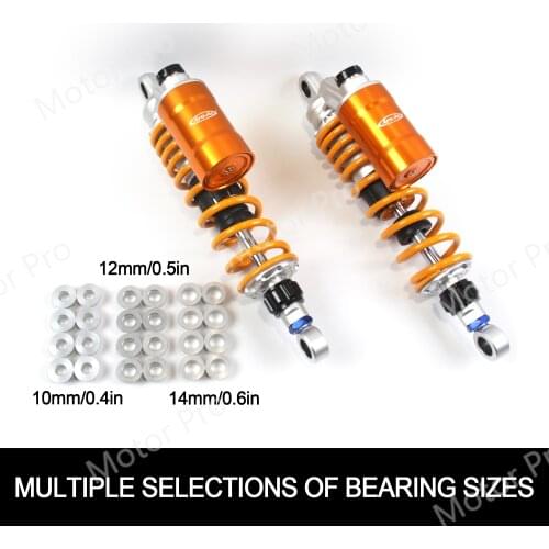 For HONDA CB400 CB 400 VTEC 1999-2019 330mm Motorcycle Adjustable Nitrogen Charged Rear Shock Absorbers Suspension 2000-2018 New