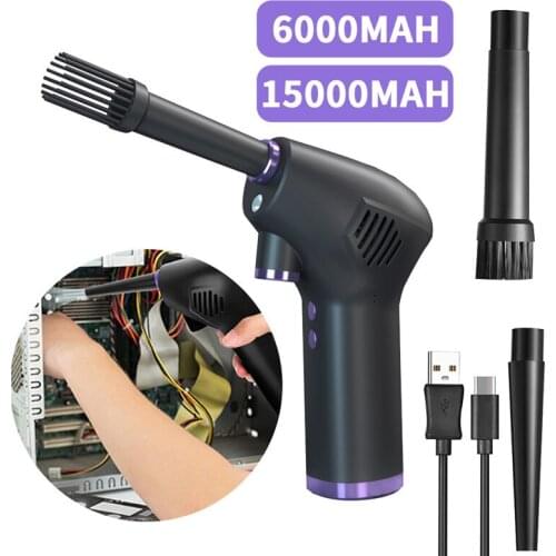 Car Vacuum Wireless Cleaner Mini Air Duster Cordless Handheld Home Vacuum Wireless Air Gun Portable Desktop Cleaning Machine