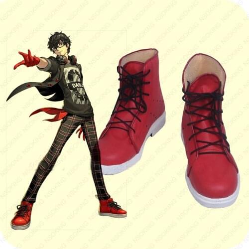 Persona 5 Joker Boots Cosplay Anime Shoes