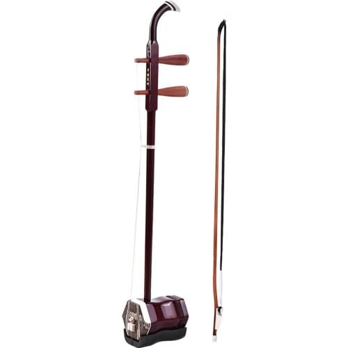 Erhu Solidwood Erhu Chinese 2-string Violin Fiddle Stringed Musical Instrument Dark Coffee erhu chinese instrument cordes erhu