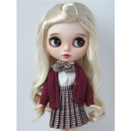 JD433 1/3 SD Pretty curly Synthetic mohair Doll wigs size 8-9 inch 9-10 inch wholesale BJD doll wigs Fashion Doll Accessories