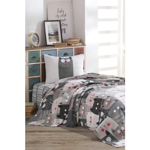 2021 PIQUE Set With Pillowcase Bedspread Sets Bed Linen Sheet Modern For Summer Coverlet Full Size Quilt Covers Bedclothes Green