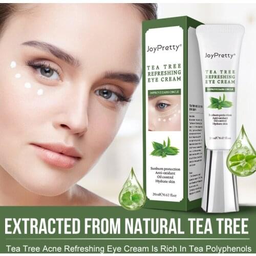 Tea Tree Eye Cream Anti Dark Circle Eye Cream Eye Bags Wrinkle Fades Fine Line Anti-Aging Eliminates Dark Circle Moisturize Care