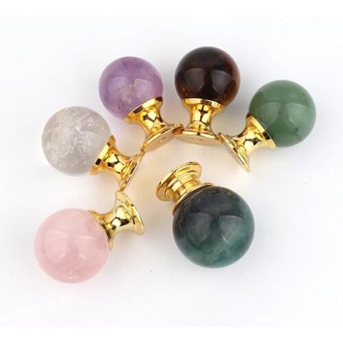 Round Acrylic Crystal Glass Knobs and Handles Dresser Drawer Knobs Kitchen Cabinet Handles Pulls Hardware Furniture Handle