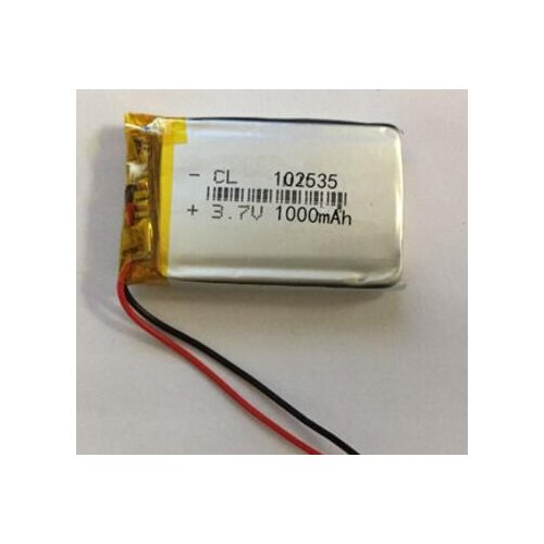 GRIS battery, 3.7V polymer lithium battery, 1000mAh 102535 recorder, Bluetooth headset Rechargeable Li-ion Cell