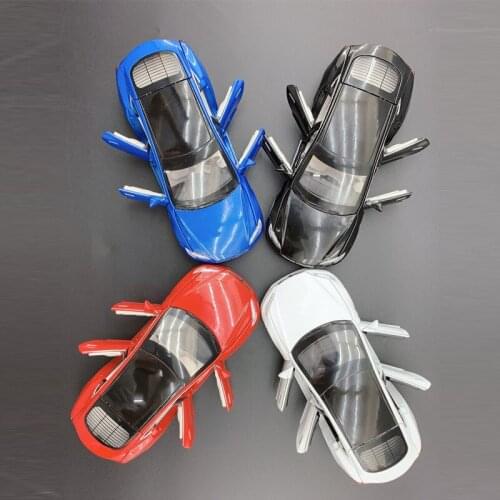 1:32 Alloy Car Model MODEL S Metal Diecast Toy Vehicles Car With Pull Back Flashing Musical For Baby Gifts