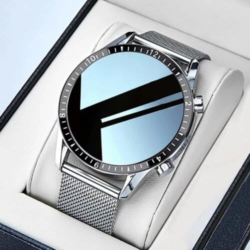 2021 Steel Band Smart Watch Men Full Touch Screen Sports Fitness Watch IP67 Waterproof Bluetooth For Android ios smartwatch Mens