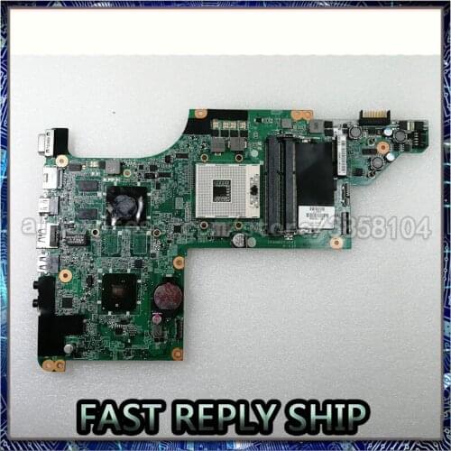 SHELI laptop motherboard for hp pavilion DV7T DV7-4000 609787-001 hm55 ATI ATI HD5470/512 ddr3 DA0LX6MB6H1 notebook pc mainboard