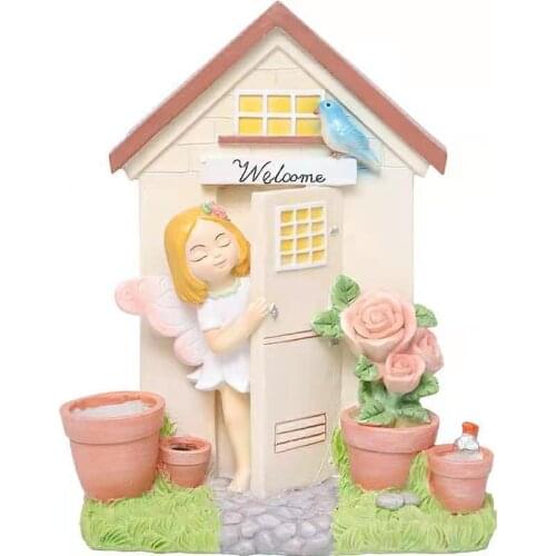 Fairy Flowerpot Creative Succulent Potted Resin Personality American Lovely Cartoon Decoration Hand-made Little Fresh