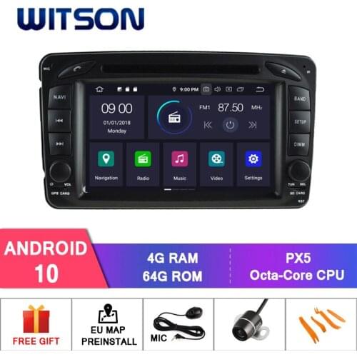 WITSON PX5 Android 10.0 CAR DVD FOR BENZ CLK/W209 E-W210 C-Class/W203 SLK/W170 CLK/C208/W208 M/ML/W168 G/W463 Viano Vito Vaneo