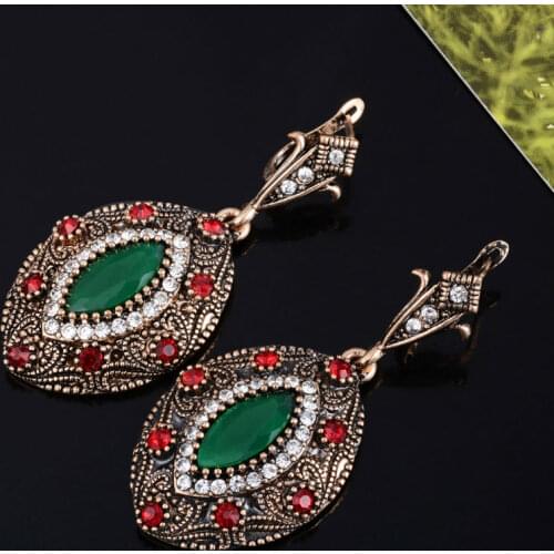 New Ethnic Bohemian Long Drop Earrings Fashion Statement Earrings Big Hanging Luxury Vintage Earrings For Women