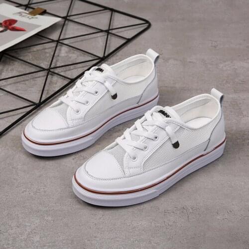 QWEDF 2019 Women vulcanized sneakers breathable flat casual white shoes woman spring autumn canvas shoes sapato feminino X6-88