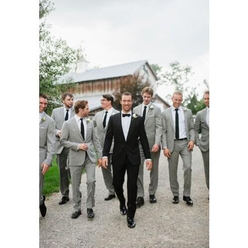 3Pieces(Jacket+Pant+Bowtie)Black Wedding Suits For Men Bestmen Groom Suits Custume Homme Formal Tuxedos Brand Clothing Blazer