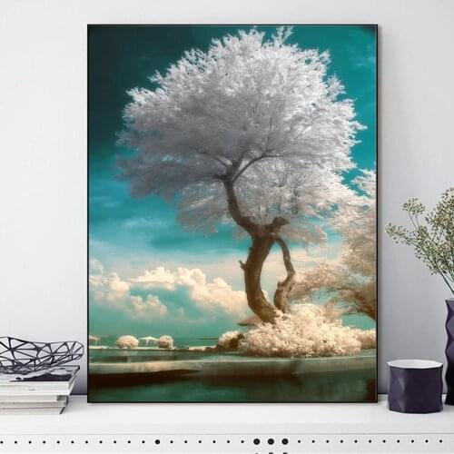 5D DIY Diamond Painting Snow Tree Embroidery Diamond Exquisite Mosaic Cross Stitch Art Rhinestone Picture Can Be Customized