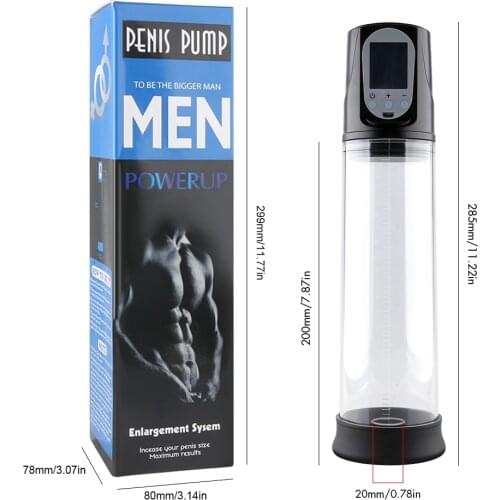 Automatic Penis Pump Vacuum Pump For Men Enlargement Training Vibrator Sex Toys Cock Extender Male Masturbator Delay Erotic Toys