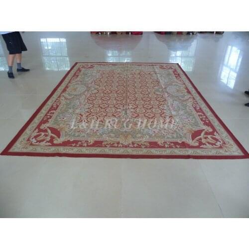 Free shipping 9'X12' Aubusson rugs Black Beige medallian aubusson rugs for home decoration bedrooom rugs