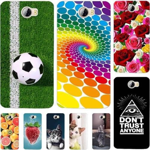 Cover For Huawei Y5 ii Y6 ii Compact 5.0" LYO-L21 CUN-L01 L02 L03 Case Cute Lovely Cartoon Pattern Phone Coque Capa Shell Funda