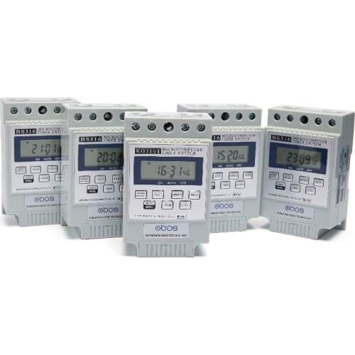 KG316T DIN RAIL Digital Timer Switch automatic program/programmable timer switch Microsoft program timer 220VAC25A waterproof OB