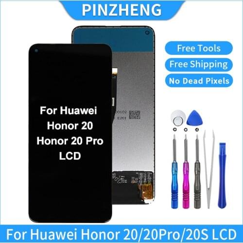 PINZHENG Display For Huawei Honor 20 YAL-L21 LCD Touch Screen Digitizer Replace For Huawei Honor 20 Pro YAL-AL10 Honor 20S LCD