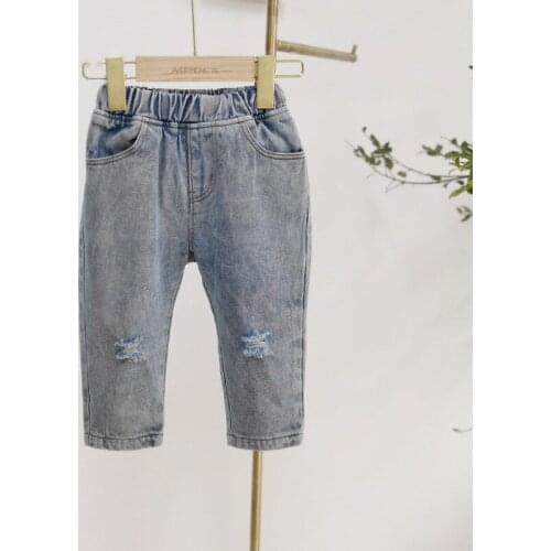 2 3 4 5 6 Years Toddler Boys Jeans Casual Korean Jeans For Boys Kids Trousers 2020 Spring Autumn Denim Pants Child Harem Pants