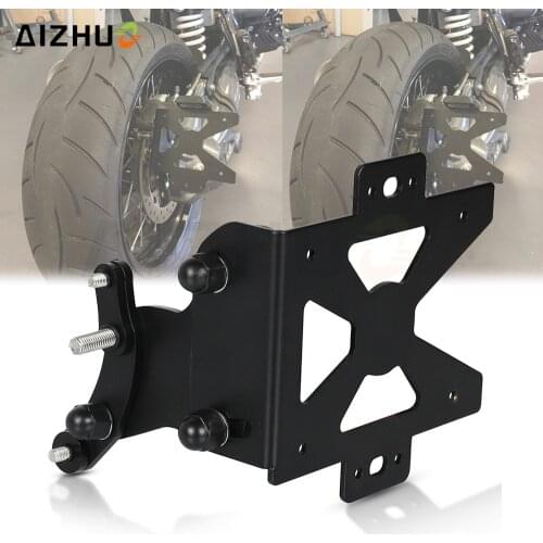 Motorcycle Side Mounted LED License Plate Bracket FOR BMW R NINET 1200 SCRAMBLER 2014-2019 RNINET R9T Fender Eliminator Side