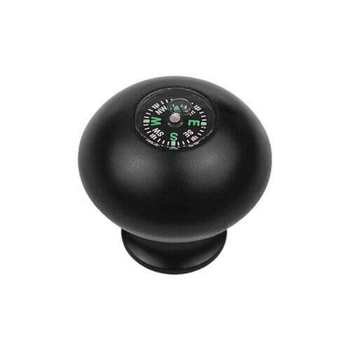 Monopod Handle Grip Trekking Poles Metal Spherical Handgrips with Compass Photographic Equipment Accessories