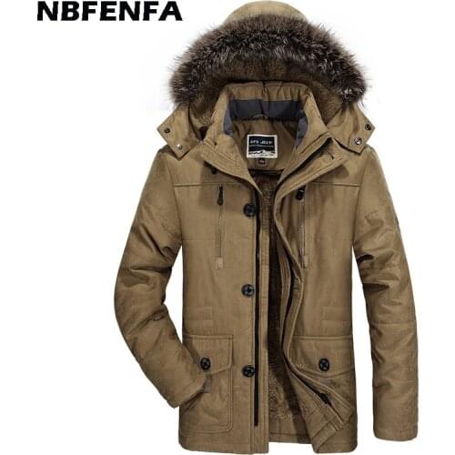 7XL Men Winter Jackets Hooded Coats Male Windbreaker Warm Thick Parkas Sport Outdoor Outwears Solid Fashion Men Clothing LX167