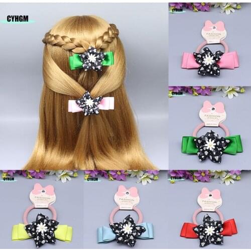 New Fashion scrunchie pack hair ties cute womens Elastic band made of hair headwear hair rubber band hair accessoires A04-2