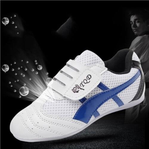 Taekwondo Shoes Soft Sole Martial Arts Training Sneakers Karate Kung fu Sports Shoes Practice Footwear Women Men Taekwondo Shoes