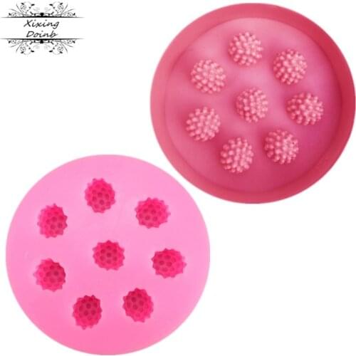 Raspberry shape silica gel fudge mould cake decoration tool candy chocolate fudge mould