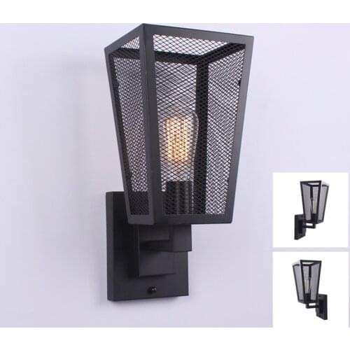 Retro Vintage Wall Light Loft Industrial Wall Lamps Iron Cafe Bar Home Led Wall Lamp (Without Bulb)