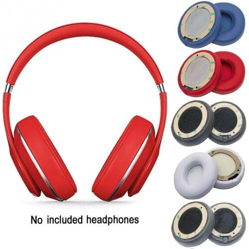 Replacement Ear Cushion Earpads For Solo 2 3 Wireless Ear Pads Earbuds For Beats Solo3 Wireless Headphone Earpads Black