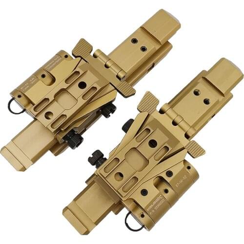 SOTAC-GEAR Tactical scope Mounts G33 Magnifier Quick Detach 5/8" Riser for G23 3X Magnifiers Fits 20mm Picatinny Rail