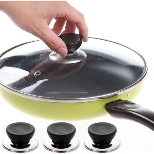 Universal Kitchen Cookware Lid Handle Replacement Utensil Pot Pan Lid Cover Circular Holding Knob Screw Handle Cookware Parts