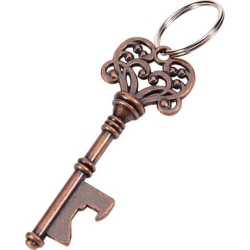 Vintage Key Shaped Bottle Openers for Wedding Favors Shiny Decoration Practical and durable kitchen supplies gadget keys