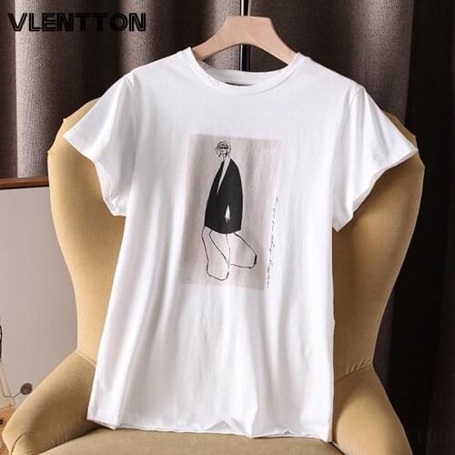 Женские футболки с коротким рукавом VLENTTON China At AliExpress