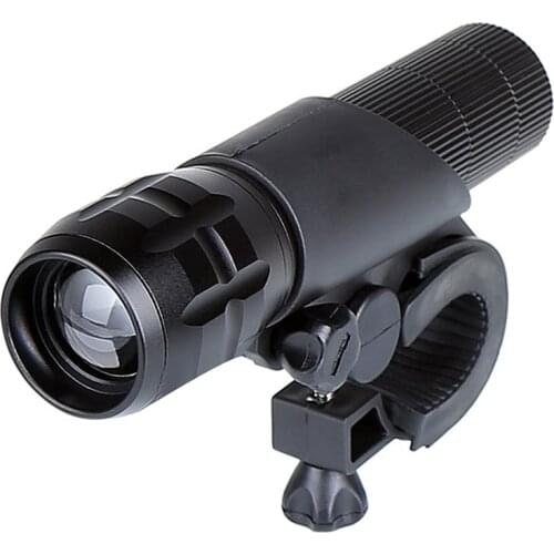 High quality Multifunction Rotation Cycling Grip Mount Bracket Bike LED Flashlight Torch Clamp Clip Bicycle Light Holder