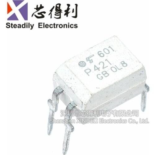10pcs/lot Tlp421 P421 Dip4 Optical Isolator-Transistor Photoelectric Output