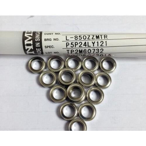 100pcs NMB Minebea MR85ZZ/L-850ZZ deep groove ball bearings 675ZZ ABEC-5 5*8*2.5MM bearing MR85zz