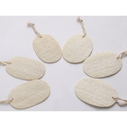 2pcs Natural Loofah dishwashing Cloth Kitchen Decontamination Non-stick Oil Brush pot Double-sided Cleaning Microfibre Sponge